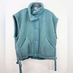 FP Movement Scout It Out Fleece Vest Teal Size Medium